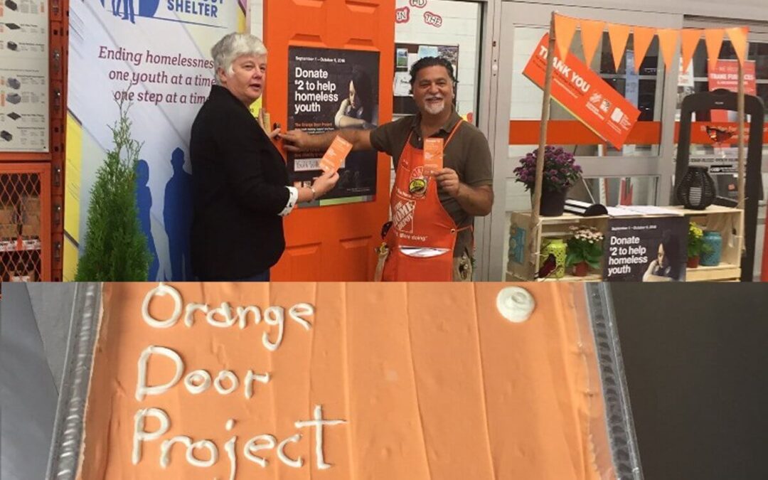YWS receives donation from Rexdale The Home Depot store as part of The Orange Door Project